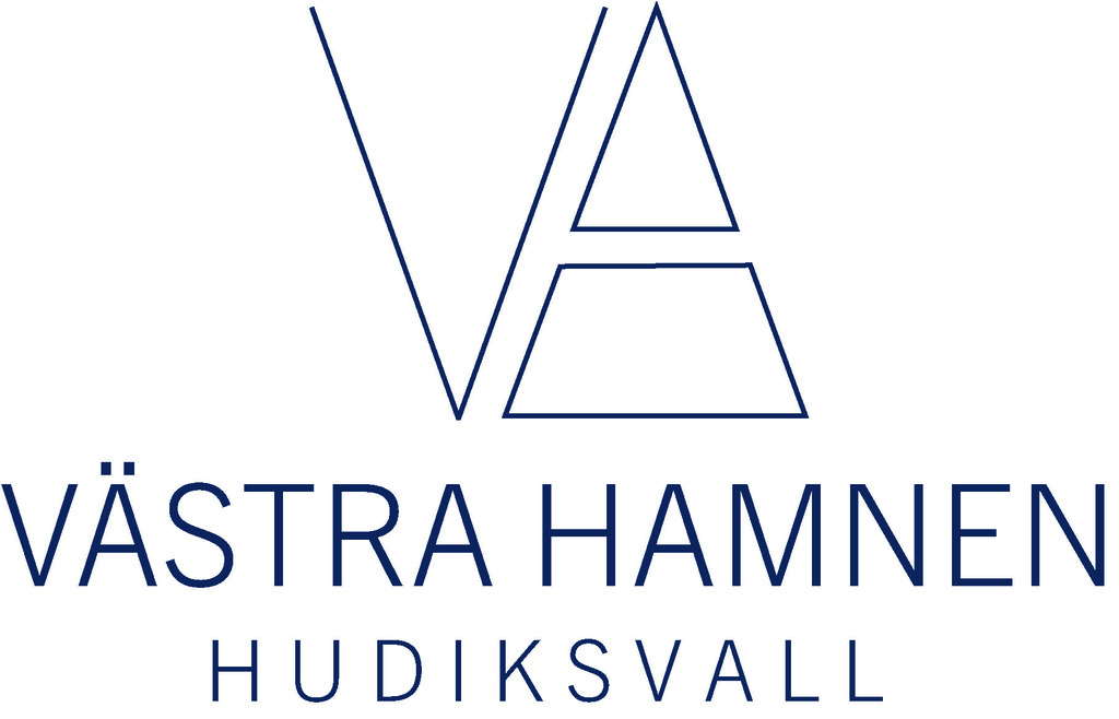 Vstra Hamnen Hudiksvall logotyp