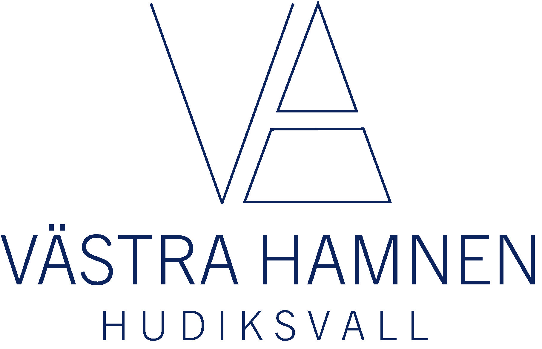 Vstra Hamnen Hudiksvall logotyp